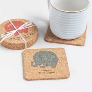 Elephant-themed coasters