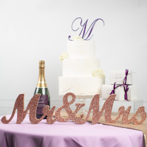 Mr. and Mrs. Table Sign